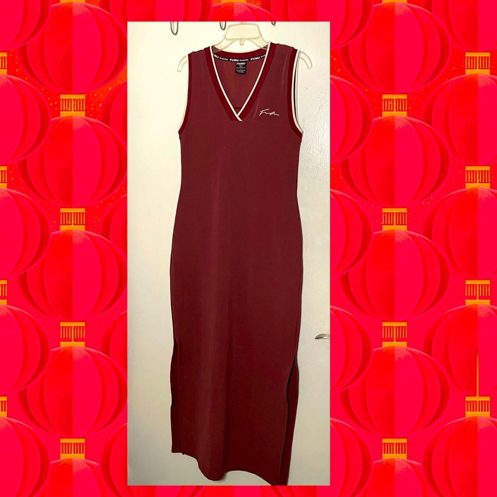 Fubu maroon dress